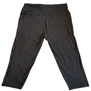 Mejing Plus Size Black Activewear Pants